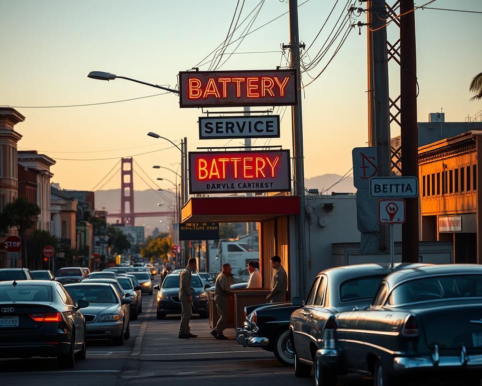 San Francisco roadside tire change